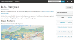 Desktop Screenshot of indo-european.info